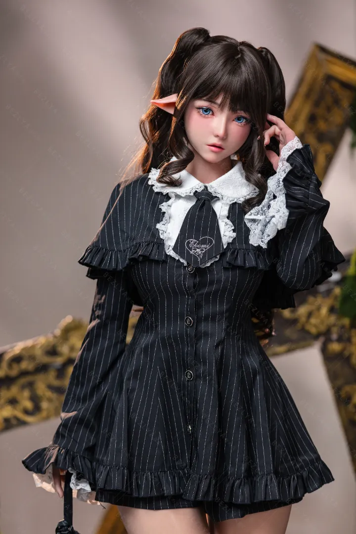 155cm (5ft1) E罩杯 輕量化 矽膠 性愛娃娃 ROS 头部 Freesia